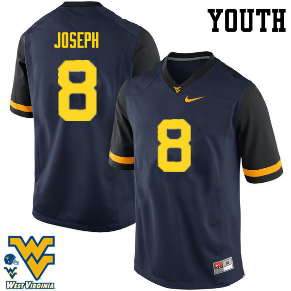 NCAA Youth Karl Joseph West Virginia Mountaineers Navy #8 Nike Stitched Football College Authentic Jersey HO23B42AR